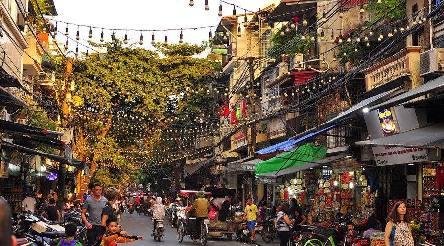 Hanoi Old Quarter street life